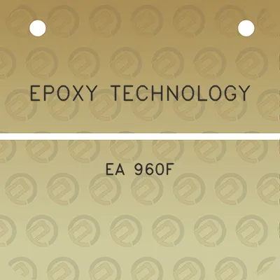 epoxy-technology-ea-960f