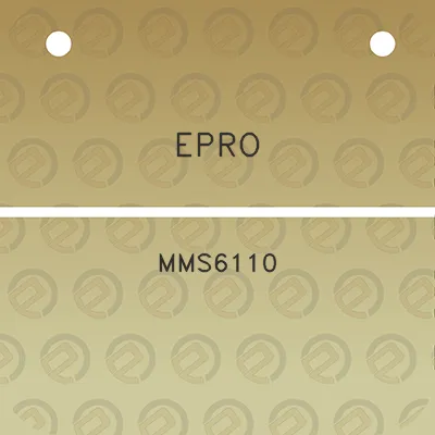 epro-mms6110