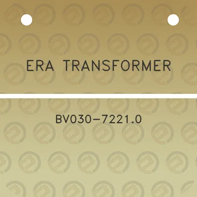 era-transformer-bv030-72210