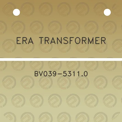 era-transformer-bv039-53110