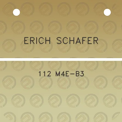 erich-schafer-112-m4e-b3