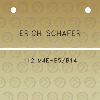 erich-schafer-112-m4e-b5b14