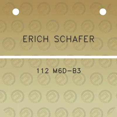 erich-schafer-112-m6d-b3