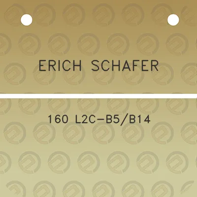 erich-schafer-160-l2c-b5b14