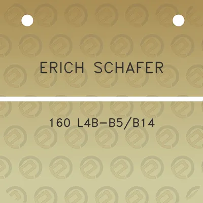 erich-schafer-160-l4b-b5b14