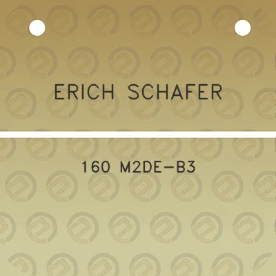 erich-schafer-160-m2de-b3