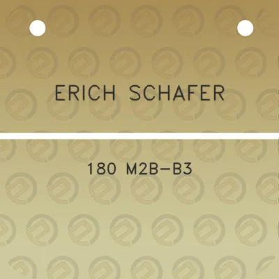 erich-schafer-180-m2b-b3