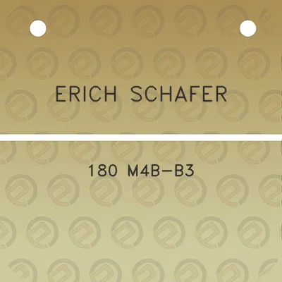 erich-schafer-180-m4b-b3