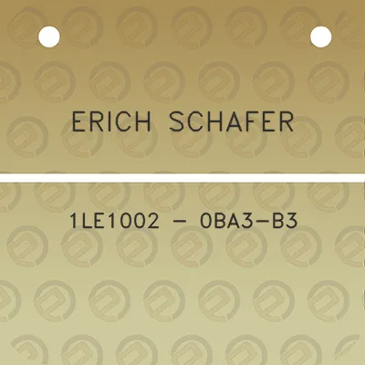 erich-schafer-1le1002-0ba3-b3