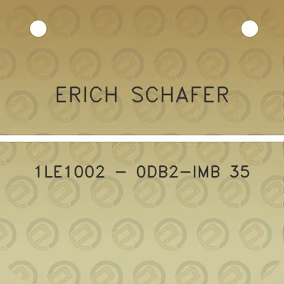 erich-schafer-1le1002-0db2-imb-35