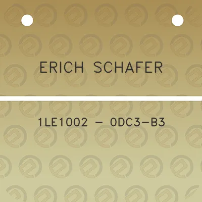 erich-schafer-1le1002-0dc3-b3