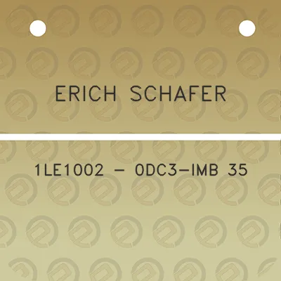 erich-schafer-1le1002-0dc3-imb-35