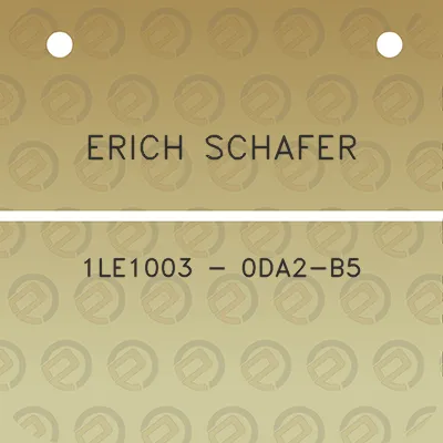 erich-schafer-1le1003-0da2-b5