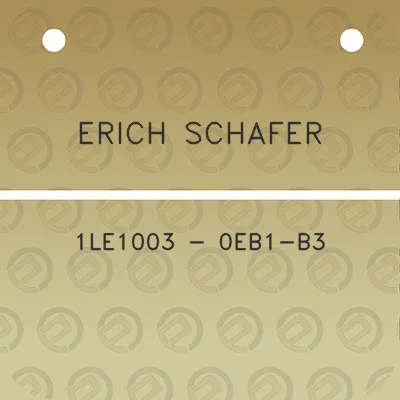 erich-schafer-1le1003-0eb1-b3