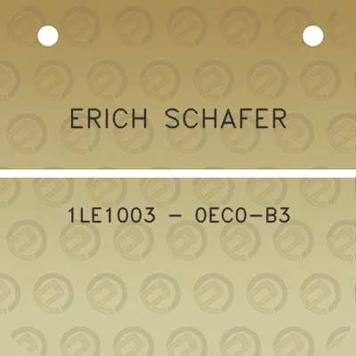 erich-schafer-1le1003-0ec0-b3