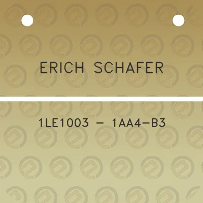 erich-schafer-1le1003-1aa4-b3