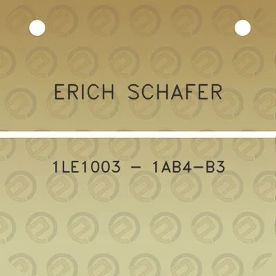 erich-schafer-1le1003-1ab4-b3