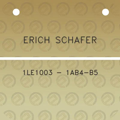 erich-schafer-1le1003-1ab4-b5