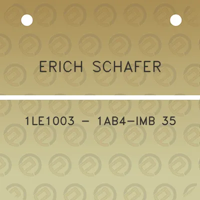 erich-schafer-1le1003-1ab4-imb-35