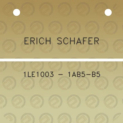 erich-schafer-1le1003-1ab5-b5