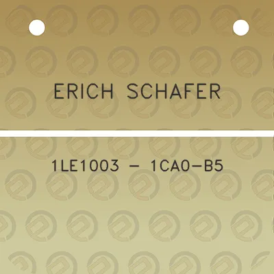 erich-schafer-1le1003-1ca0-b5