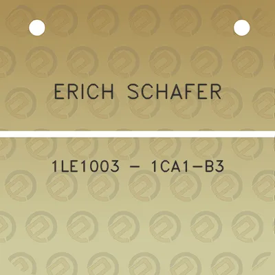 erich-schafer-1le1003-1ca1-b3