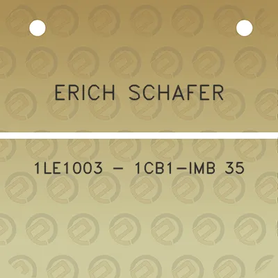 erich-schafer-1le1003-1cb1-imb-35