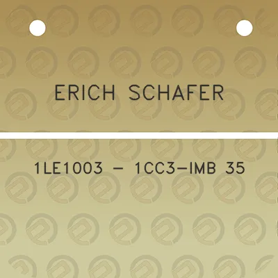 erich-schafer-1le1003-1cc3-imb-35