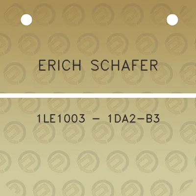 erich-schafer-1le1003-1da2-b3