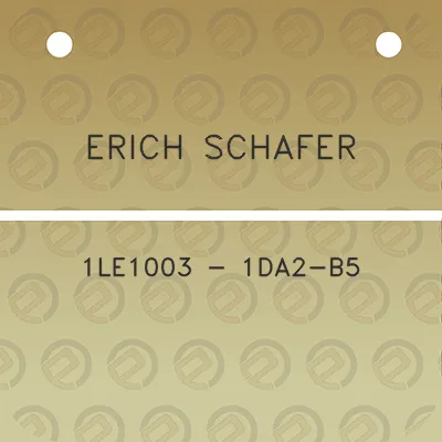 erich-schafer-1le1003-1da2-b5