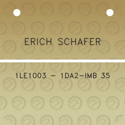 erich-schafer-1le1003-1da2-imb-35