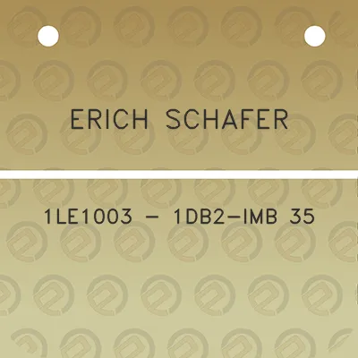 erich-schafer-1le1003-1db2-imb-35