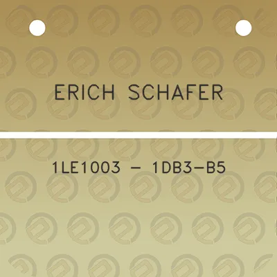 erich-schafer-1le1003-1db3-b5