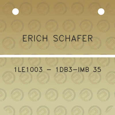 erich-schafer-1le1003-1db3-imb-35