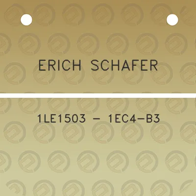 erich-schafer-1le1503-1ec4-b3