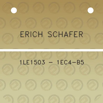 erich-schafer-1le1503-1ec4-b5