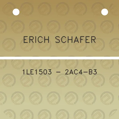 erich-schafer-1le1503-2ac4-b3