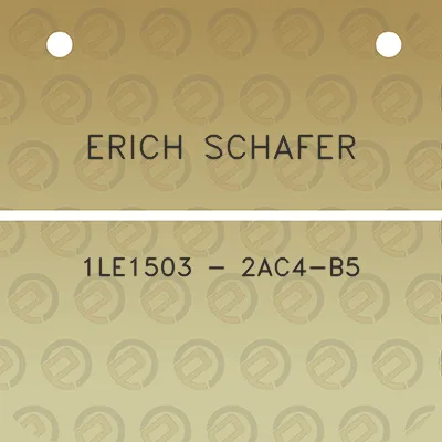 erich-schafer-1le1503-2ac4-b5