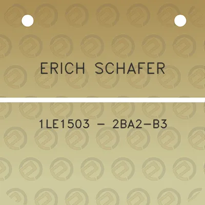 erich-schafer-1le1503-2ba2-b3