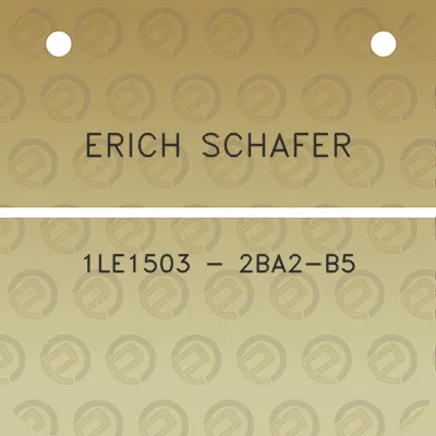 erich-schafer-1le1503-2ba2-b5