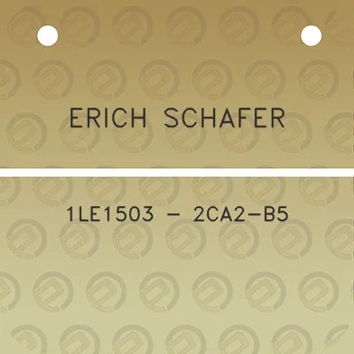 erich-schafer-1le1503-2ca2-b5