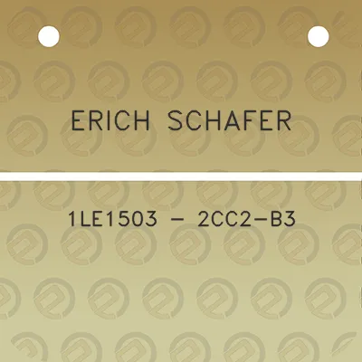 erich-schafer-1le1503-2cc2-b3