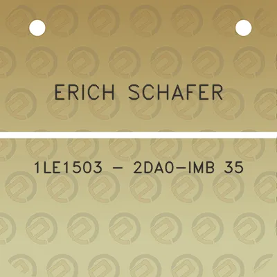 erich-schafer-1le1503-2da0-imb-35