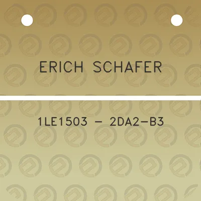 erich-schafer-1le1503-2da2-b3