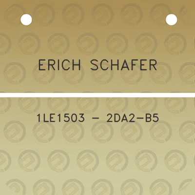 erich-schafer-1le1503-2da2-b5