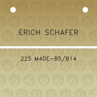 erich-schafer-225-m4de-b5b14