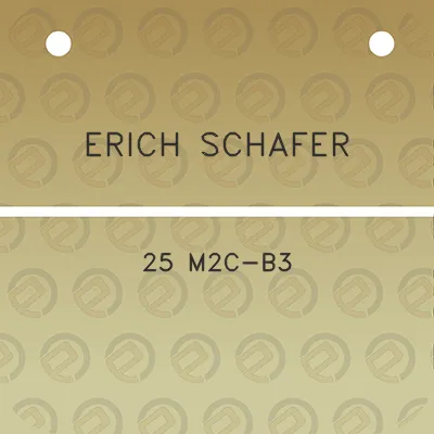 erich-schafer-25-m2c-b3