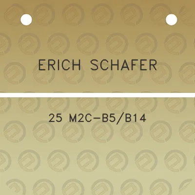 erich-schafer-25-m2c-b5b14