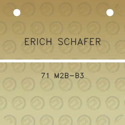 erich-schafer-71-m2b-b3