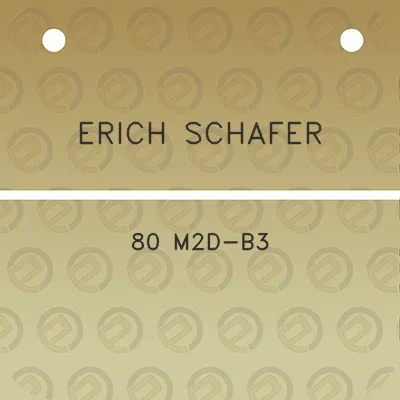 erich-schafer-80-m2d-b3